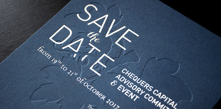 Save the date Chequers